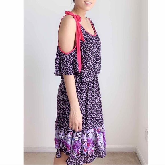 FREE PEOPLE One Off Shoulder Ruffle Dress - Picture 5 of 8